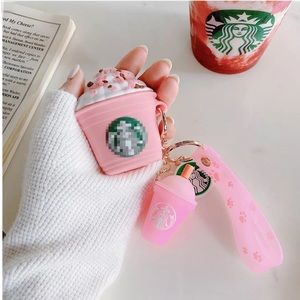 Coffee Cup Airpods Case + Key Lanyards